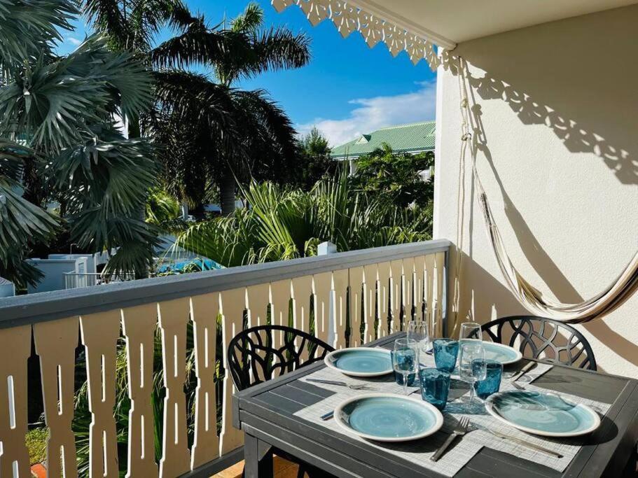 Le Palmier Bleu, Cocon Tropical, Plage & Piscine Anse Marcel 外观 照片